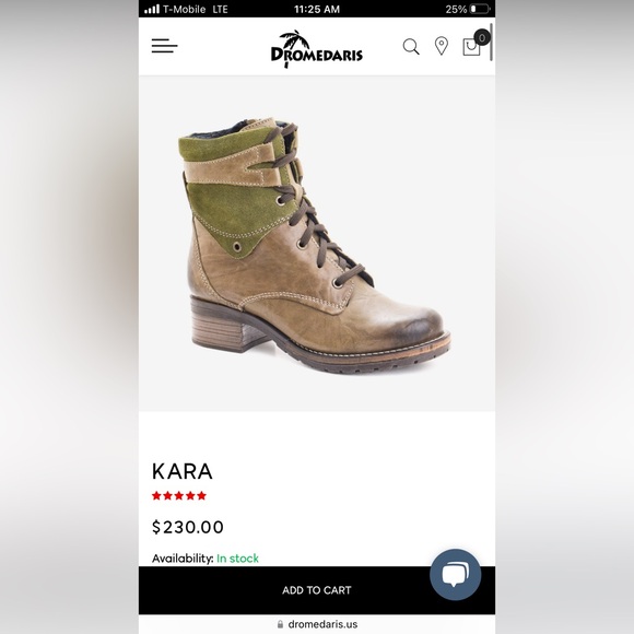 Olive Green Leather Dromedaris Boots - Picture 1 of 5